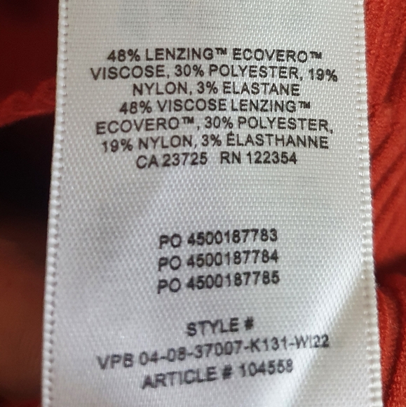 Wilfred Aritzia Revel Red cutout long sleeve dress - Picture 7 of 7